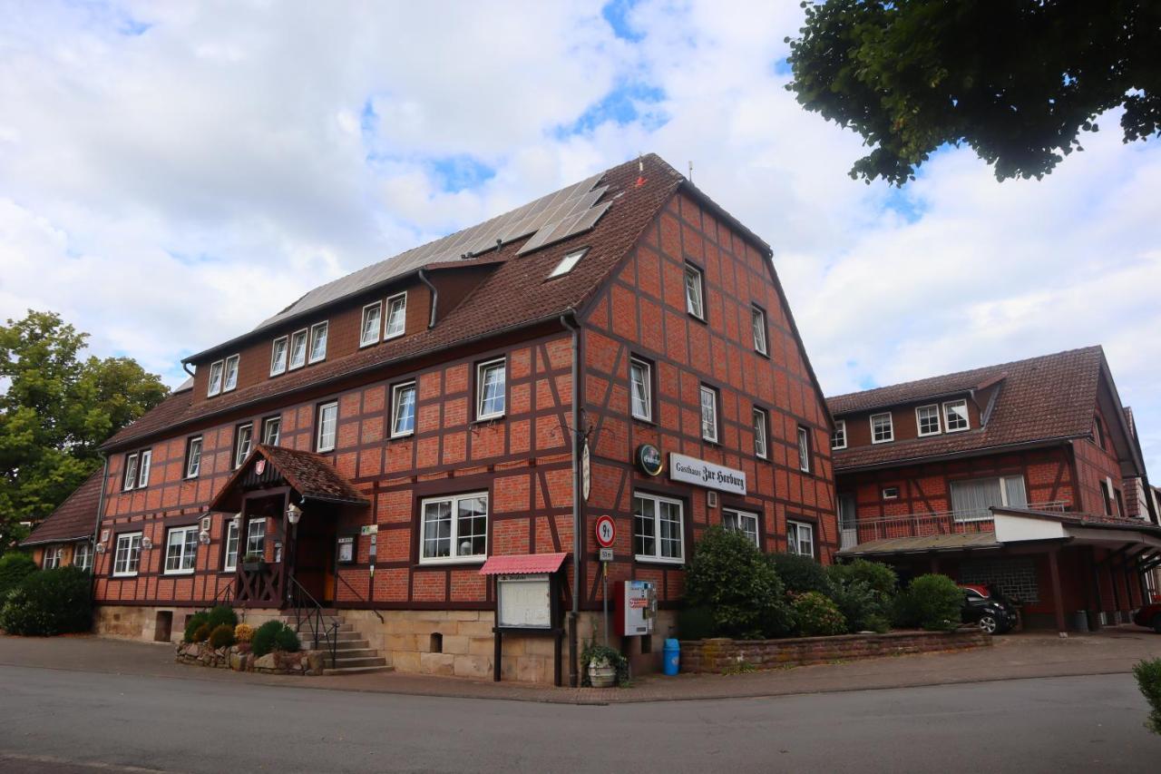 Pension Zur Harburg Hotel Uslar Exterior photo